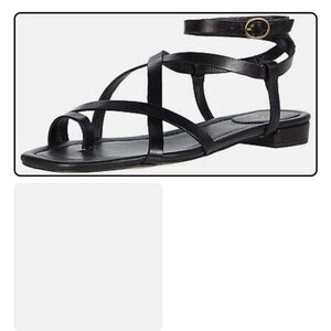 Vachetta Strappy Sandal with Toe Ring